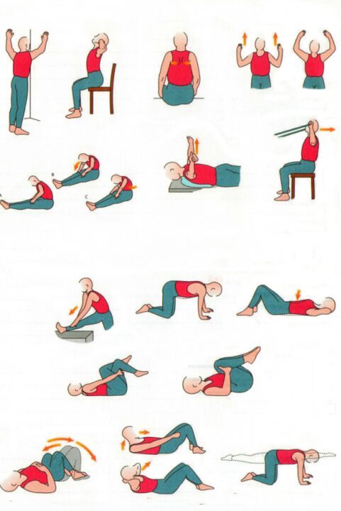 Physical Education Media for osteochondrosis
