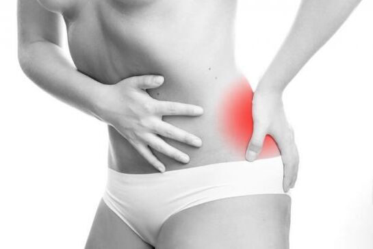 lower back pain due to female disease